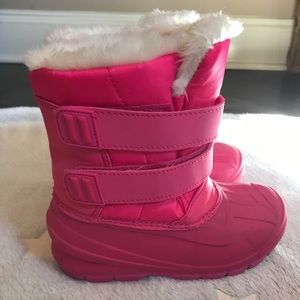 Cat & Jack Winter/Snow Boots. Toddler girl 11. GUC
